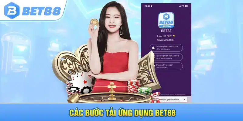 Các bước tải ứng dụng Bet88